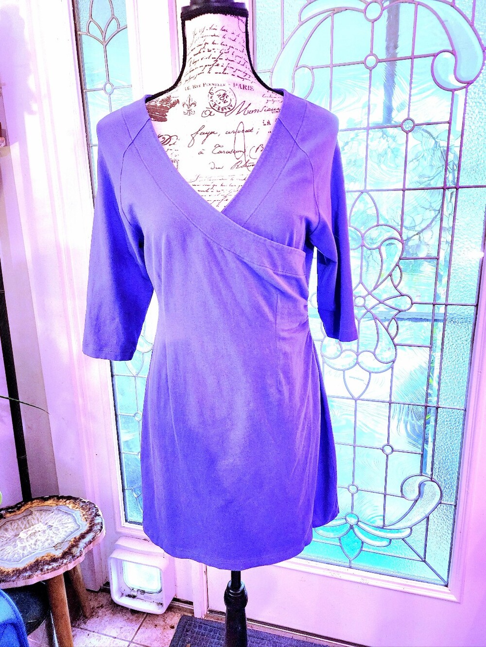 EUC RARE Soft Surroundings Violet Tunic/Dress MP